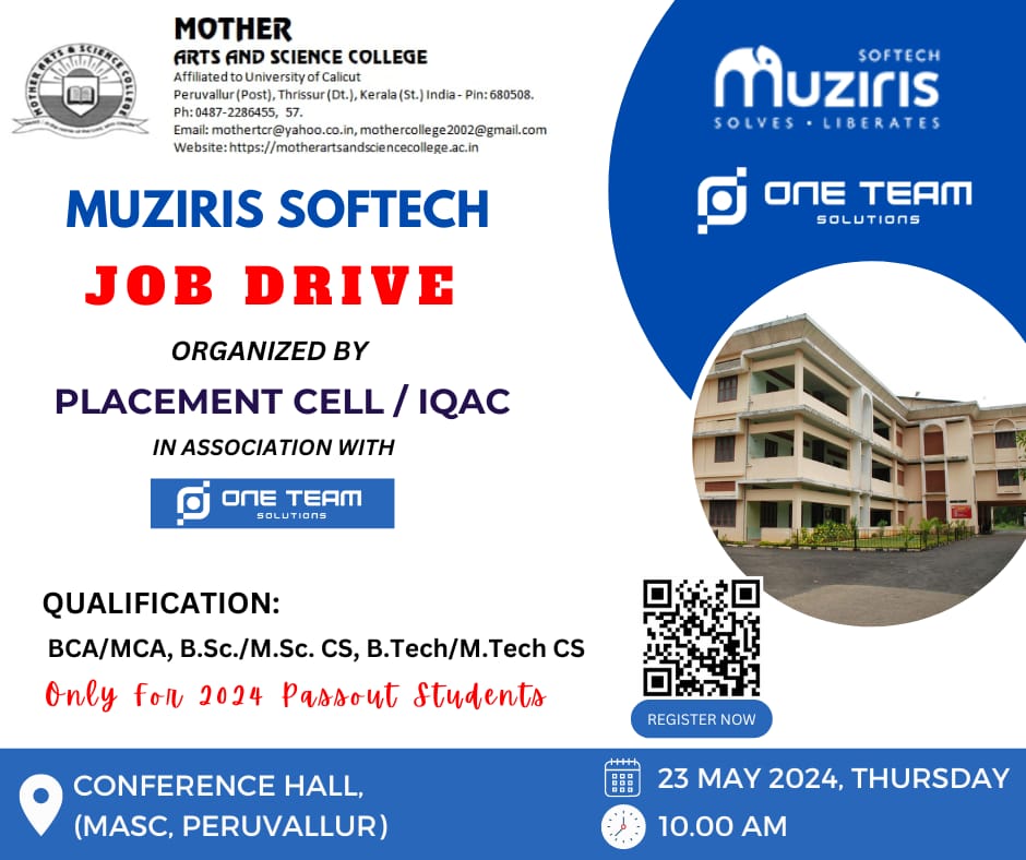 Job Fair - Muziris Technologies and One Team Solutions