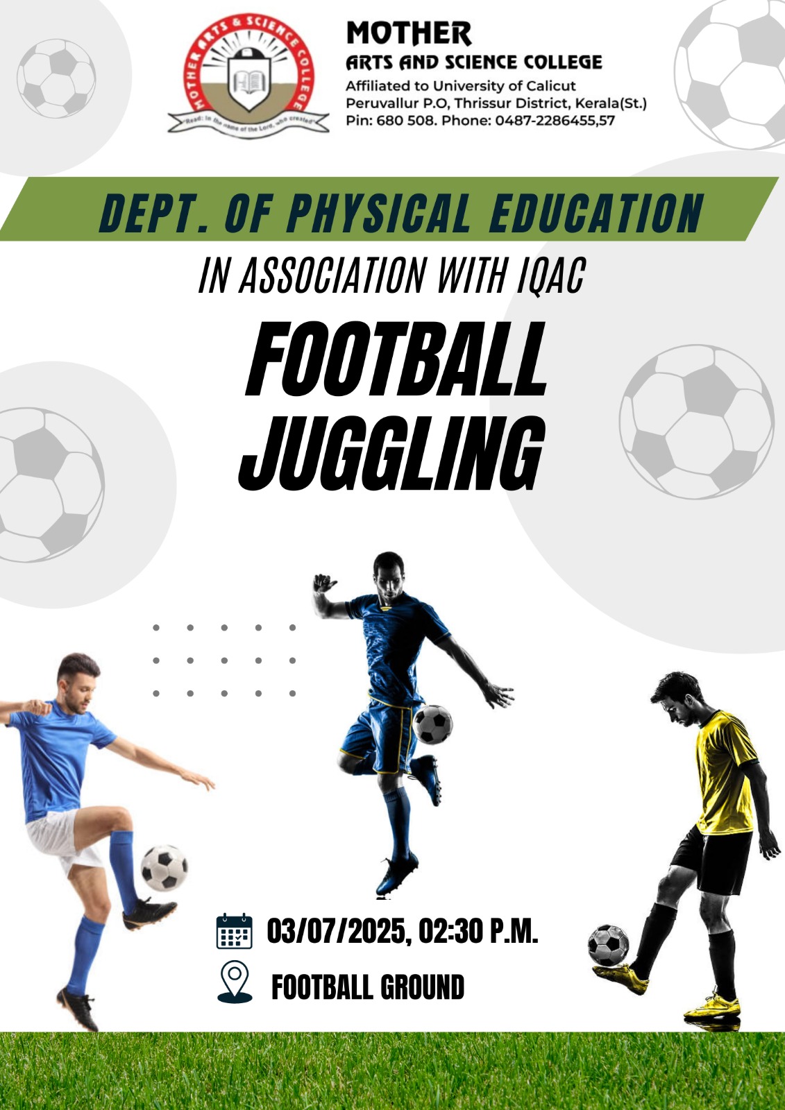 "Foot Ball Juggling Competition"